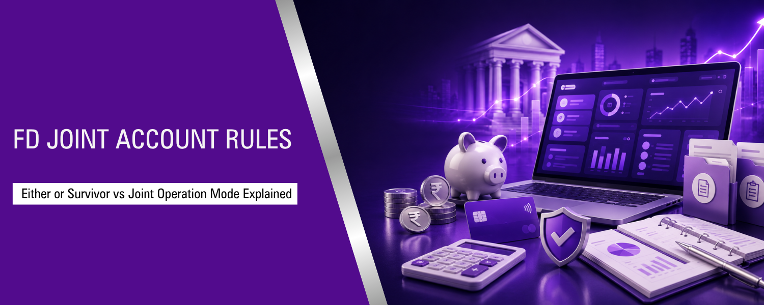 Joint Fixed Deposit: Difference Between Either or Survivor and Former or Survivor